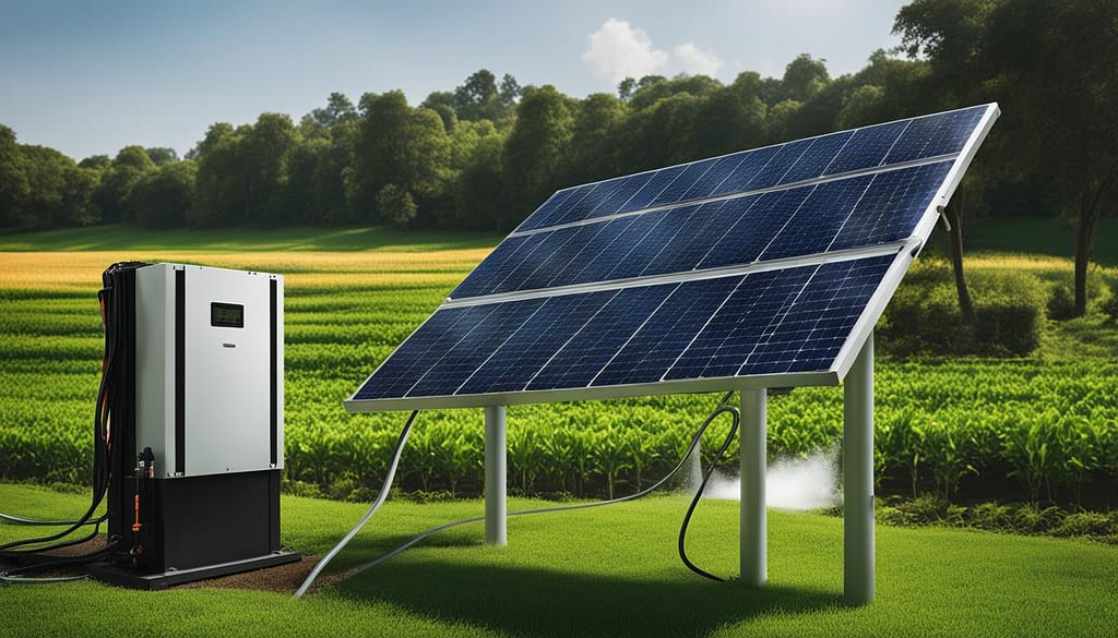 solar-powered irrigation pump