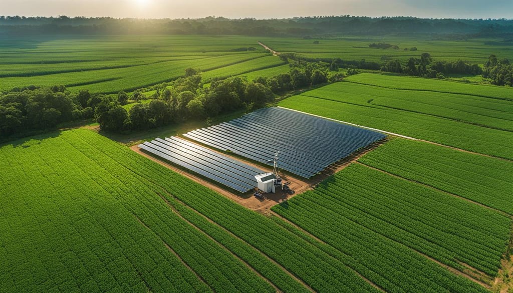 solar-powered water pump