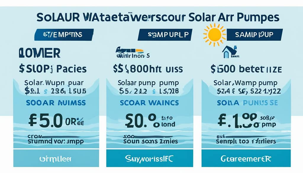 solar water pump price