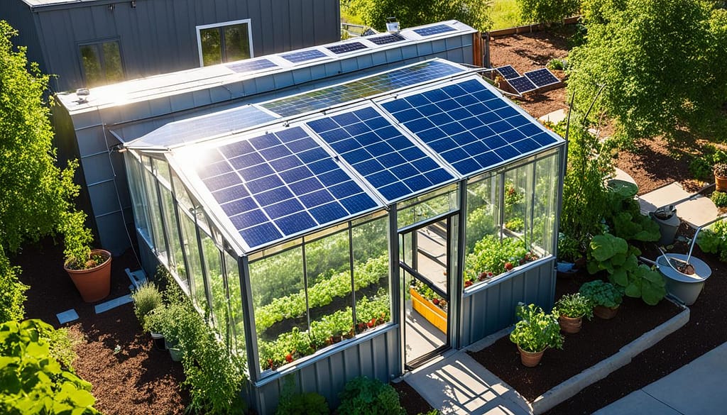 Solar Panel for Small Greenhouse