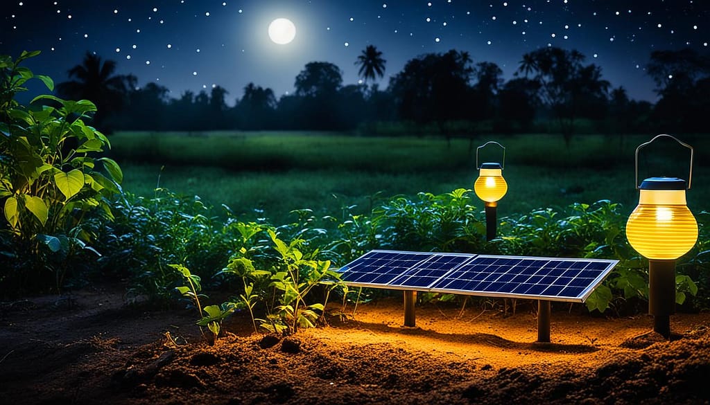 solar powered lamps